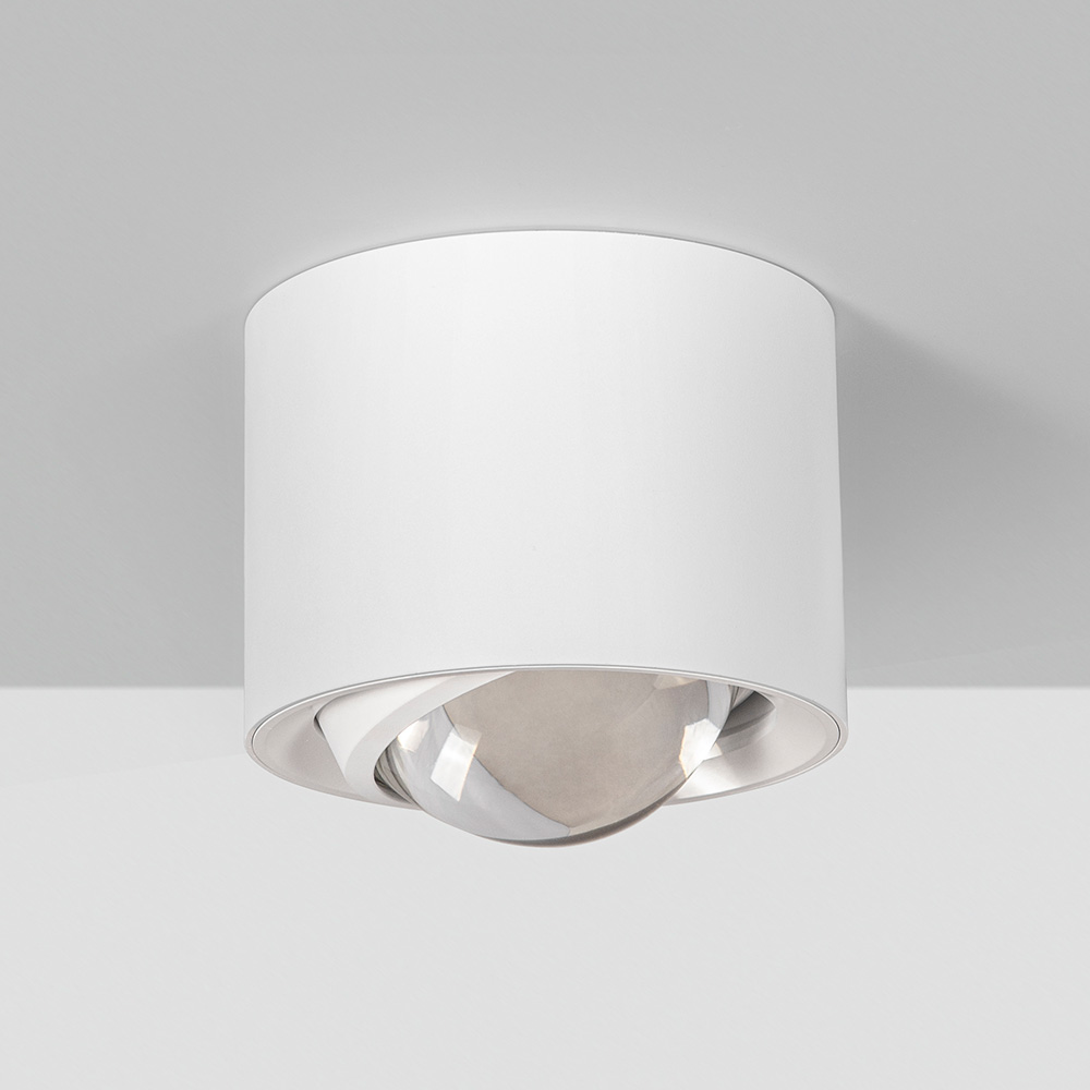 10W Adjustable Convex Lens Surface Mounted Light