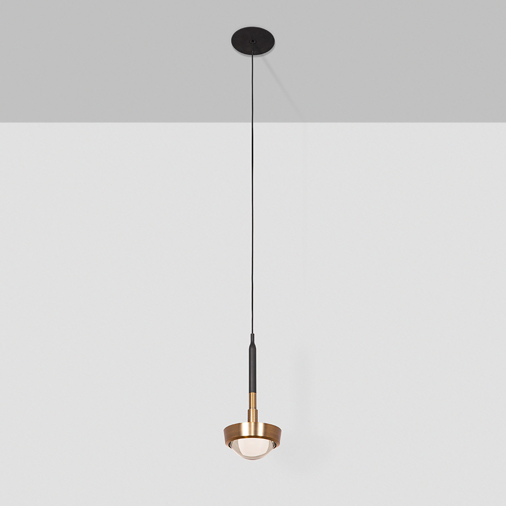 10W Recessed Convex Lens Pendant Light