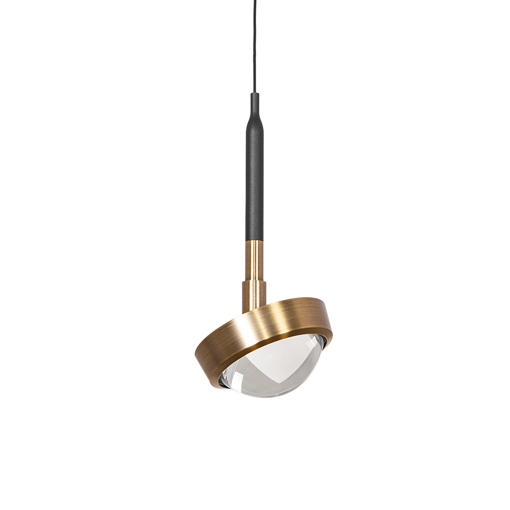 10W Recessed Convex Lens Pendant Light
