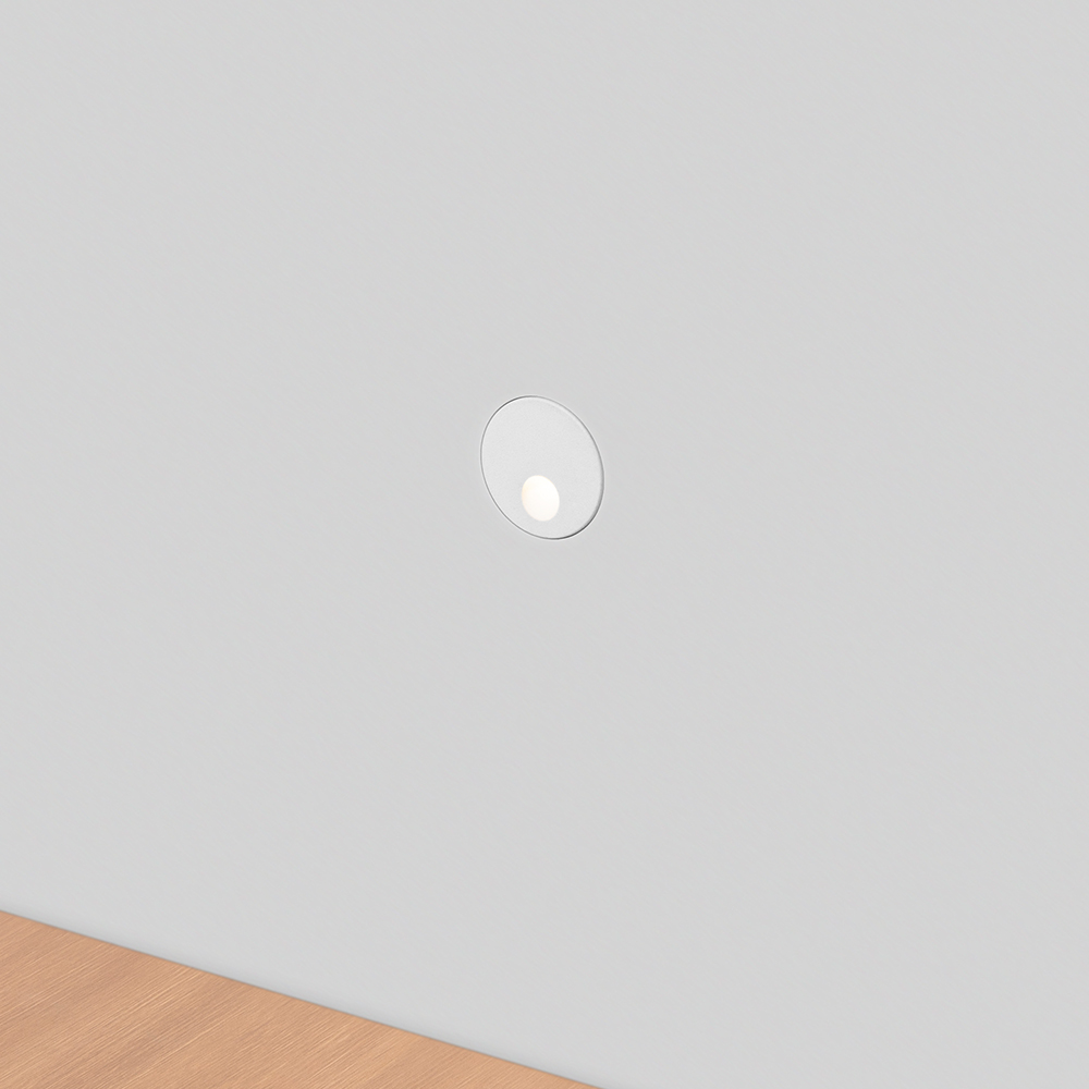 1W DC24V Pinhole Recessed Wall Step Light