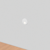 1W DC24V Pinhole Recessed Wall Step Light